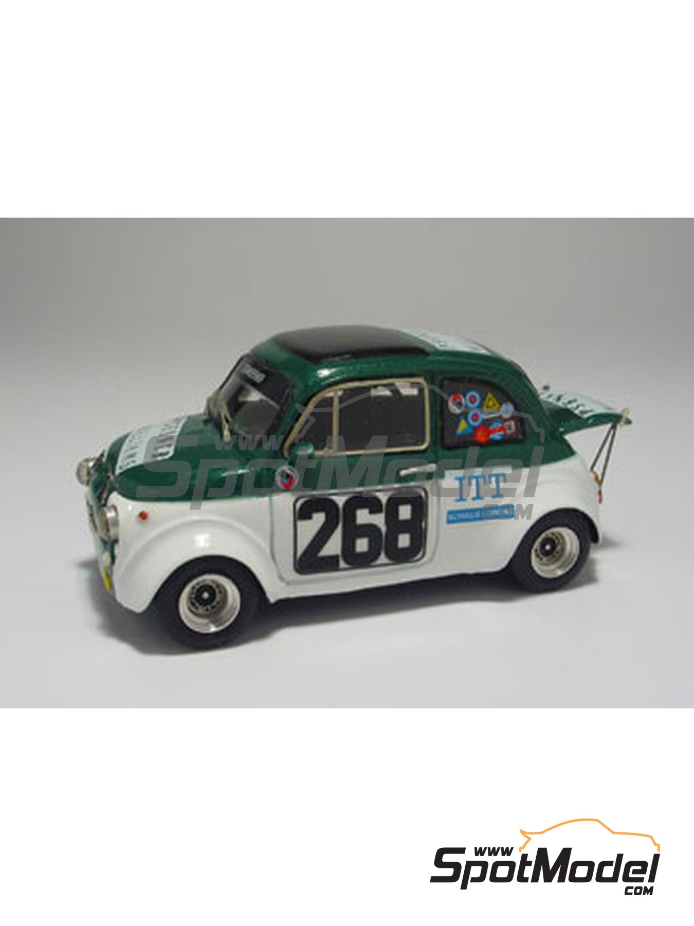 Fiat Abarth 695 esseesse - Bressanone Hill Climb 1977. Car scale model kit  in 1/43 scale manufactured by Arena Modelli (ref. ARE351)